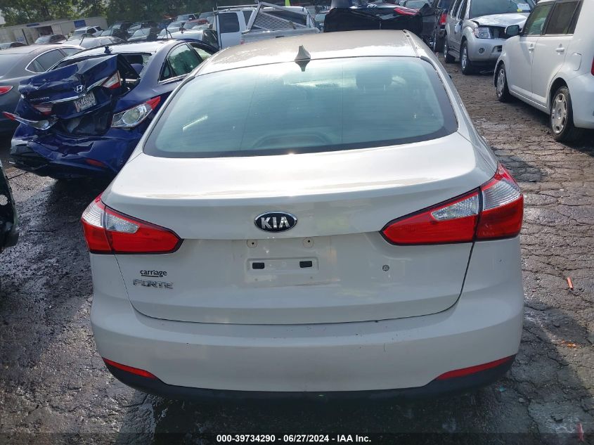 2014 Kia Forte Lx VIN: KNAFK4A63E5092615 Lot: 39734290