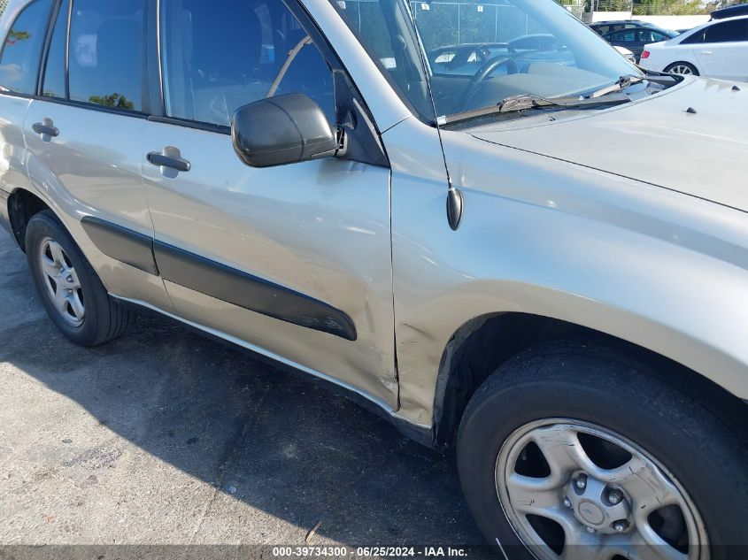 2003 Toyota Rav4 VIN: JTEGH20V930093230 Lot: 39734300