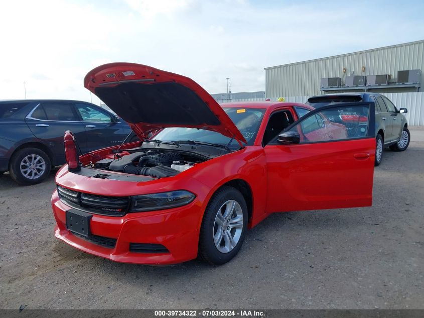 2023 Dodge Charger Sxt VIN: 2C3CDXBG4PH550722 Lot: 39734322