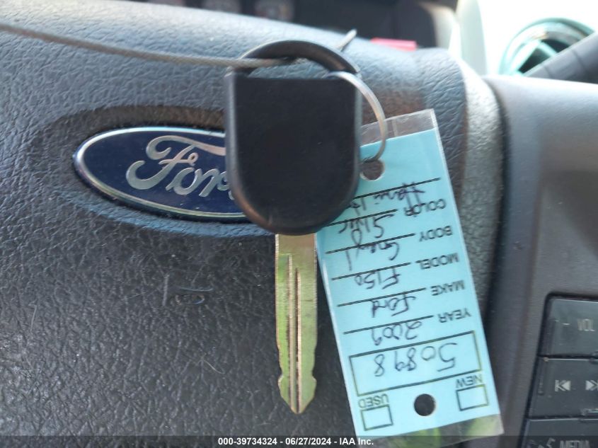 2009 Ford F-150 Xl/Xlt VIN: 1FTRW128X9FA46606 Lot: 39734324