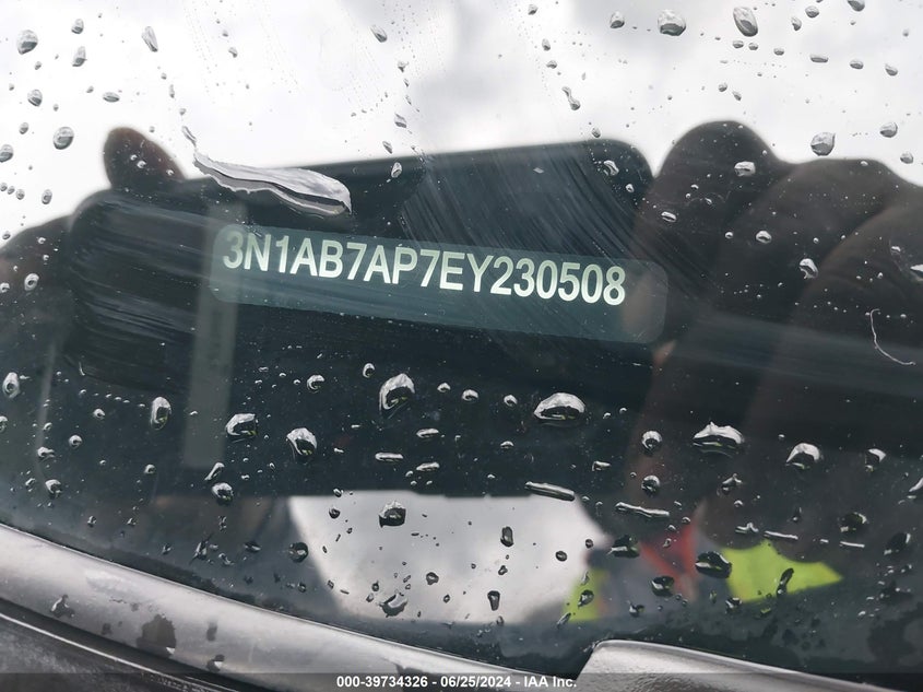 2014 Nissan Sentra S VIN: 3N1AB7AP7EY230508 Lot: 39734326
