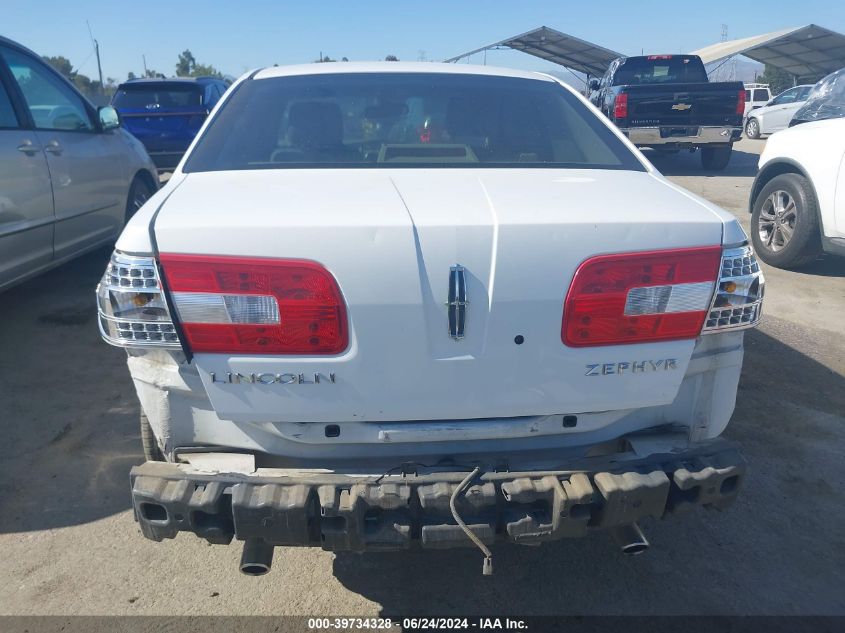 2006 Lincoln Zephyr VIN: 3LNHM26136R617335 Lot: 39734328