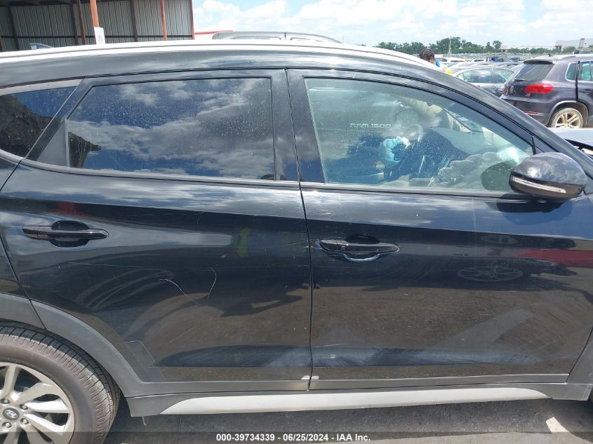 2018 Hyundai Tucson Limited/Sport And Eco/Se VIN: KM8J33A45JU640080 Lot: 39734339