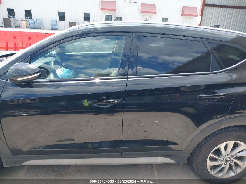 2018 Hyundai Tucson Limited/Sport And Eco/Se VIN: KM8J33A45JU640080 Lot: 39734339