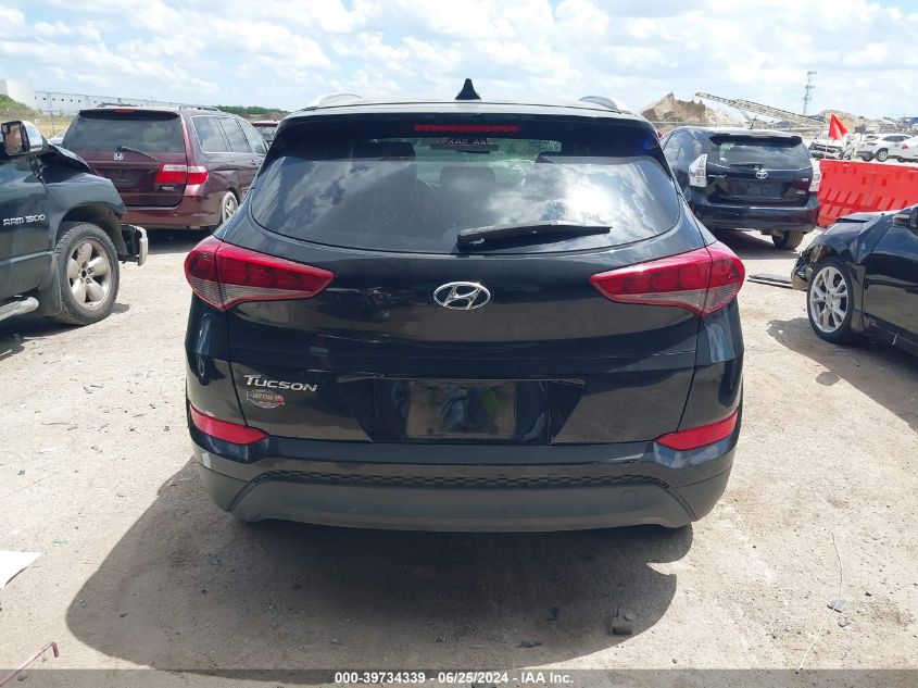 2018 Hyundai Tucson Limited/Sport And Eco/Se VIN: KM8J33A45JU640080 Lot: 39734339