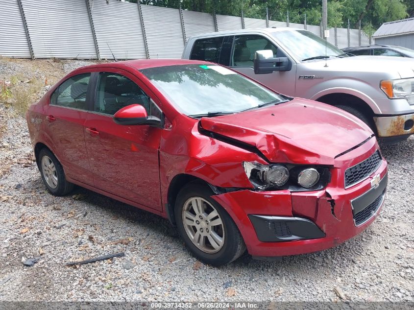 2013 Chevrolet Sonic Lt VIN: 1G1JC5SG3D4112866 Lot: 39734352