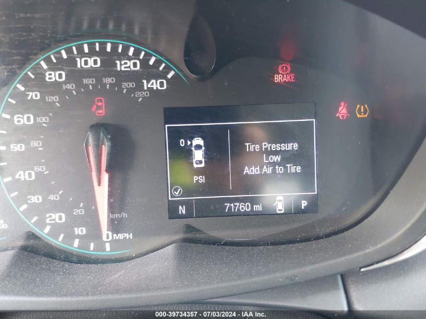 2020 Chevrolet Trax Awd Ls VIN: KL7CJNSB1LB032225 Lot: 39734357