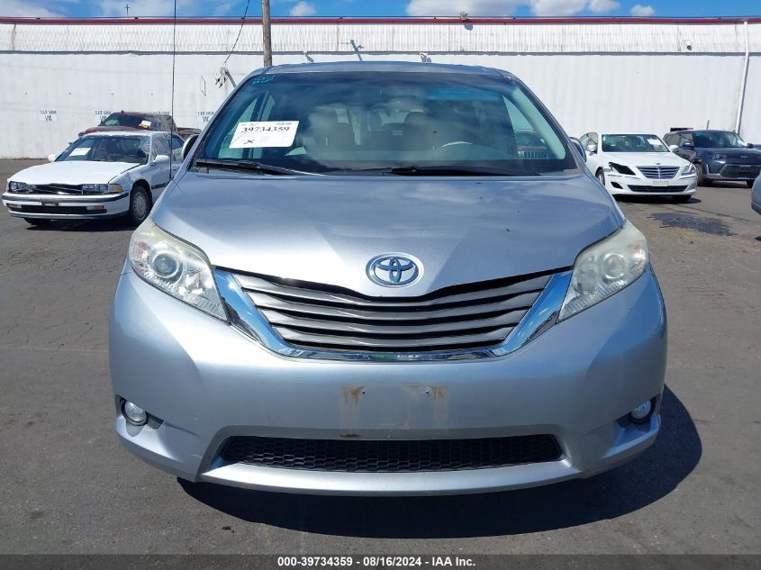 5TDDK3DC4DS065180 2013 Toyota Sienna Xle 7 Passenger