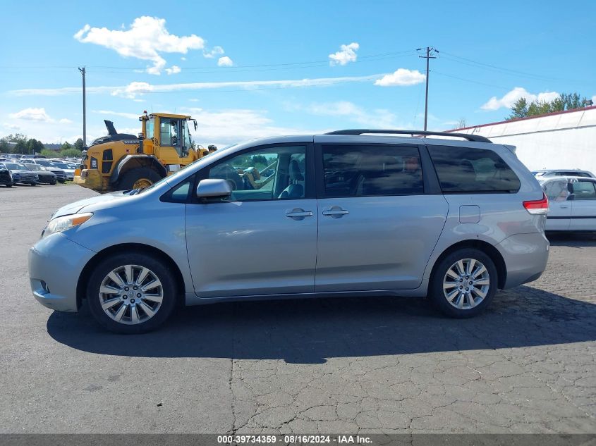 5TDDK3DC4DS065180 2013 Toyota Sienna Xle 7 Passenger