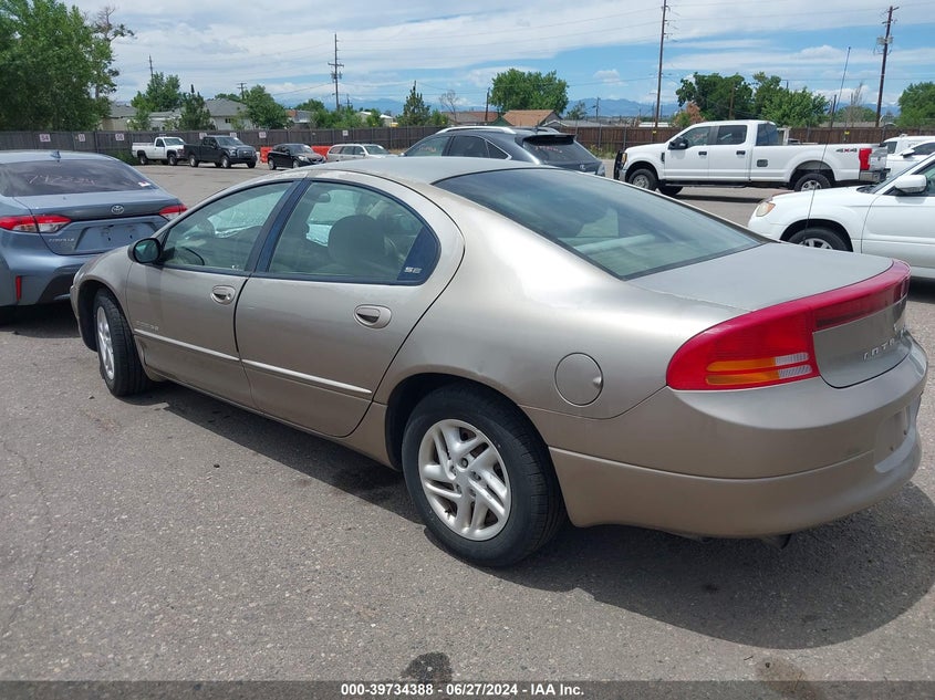 2001 Dodge Intrepid Se VIN: 2B3HD46RX1H627226 Lot: 39734388