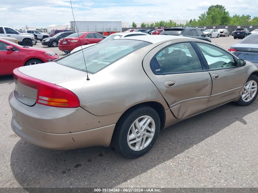 2001 Dodge Intrepid Se VIN: 2B3HD46RX1H627226 Lot: 39734388