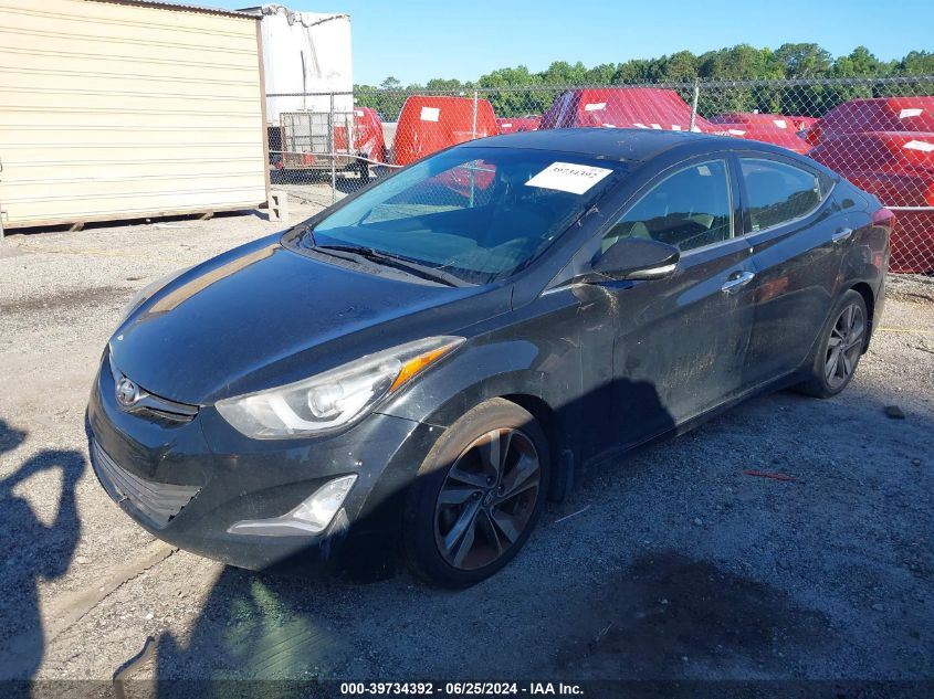 2014 Hyundai Elantra Limited VIN: 5NPDH4AE2EH546417 Lot: 39734392