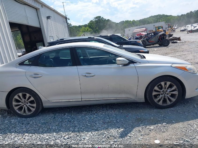 2013 Hyundai Azera VIN: KMHFG4JG7DA228307 Lot: 39734406