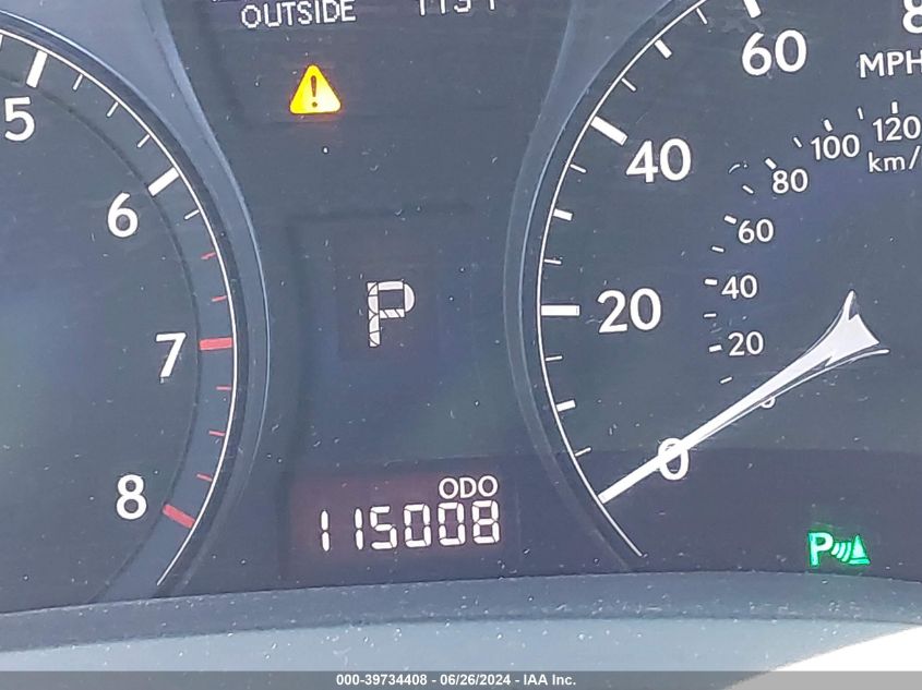 2010 Lexus Rx 350 VIN: 2T2ZK1BA6AC030510 Lot: 39734408