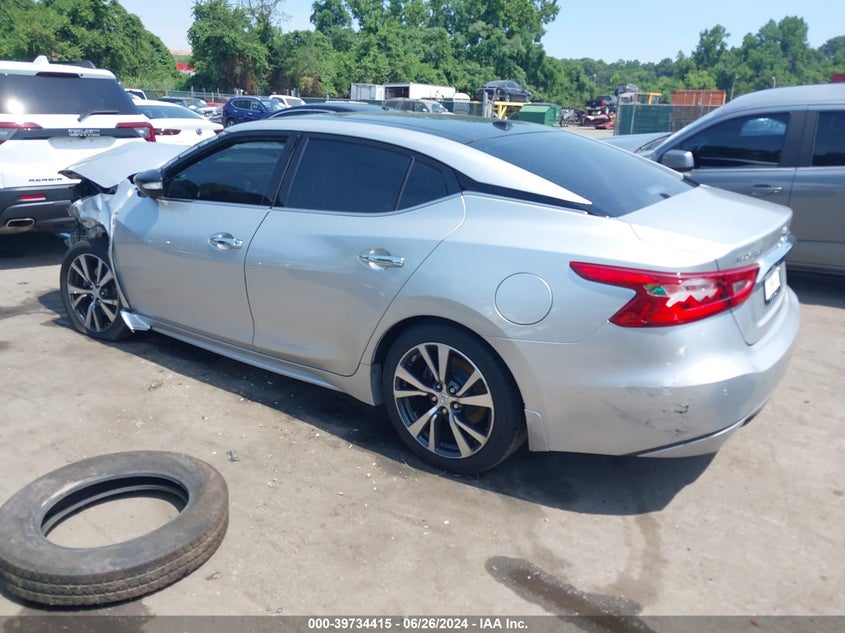 VIN 1N4AA6APXHC390556 2017 NISSAN MAXIMA 3.5S/SV/SL/SR/PLAT
