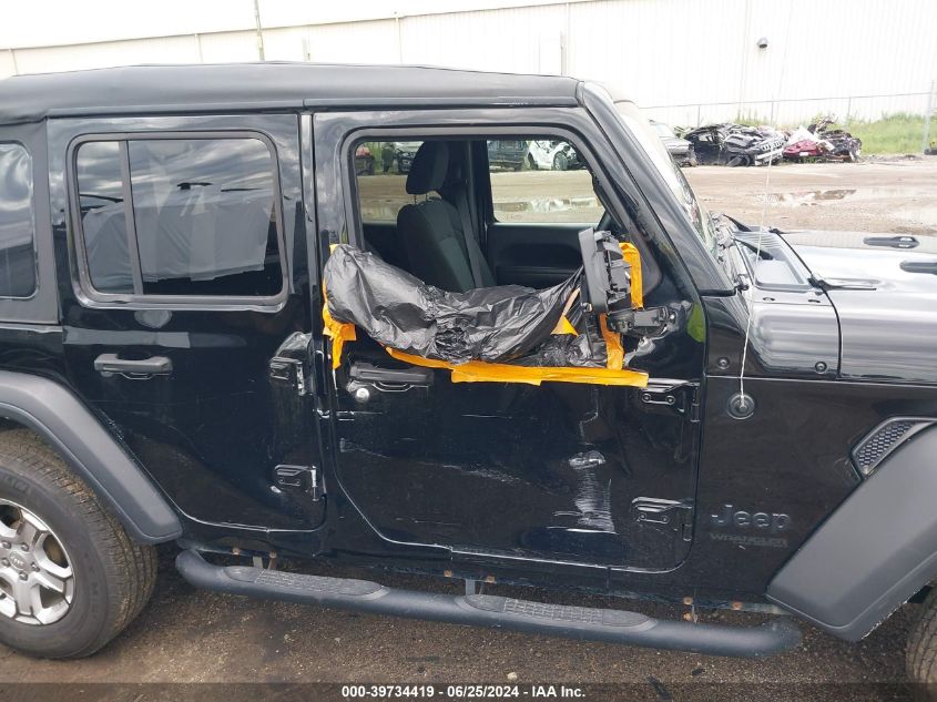 2022 Jeep Wrangler Unlimited Sport S 4X4 VIN: 1C4HJXDN0NW132825 Lot: 39734419