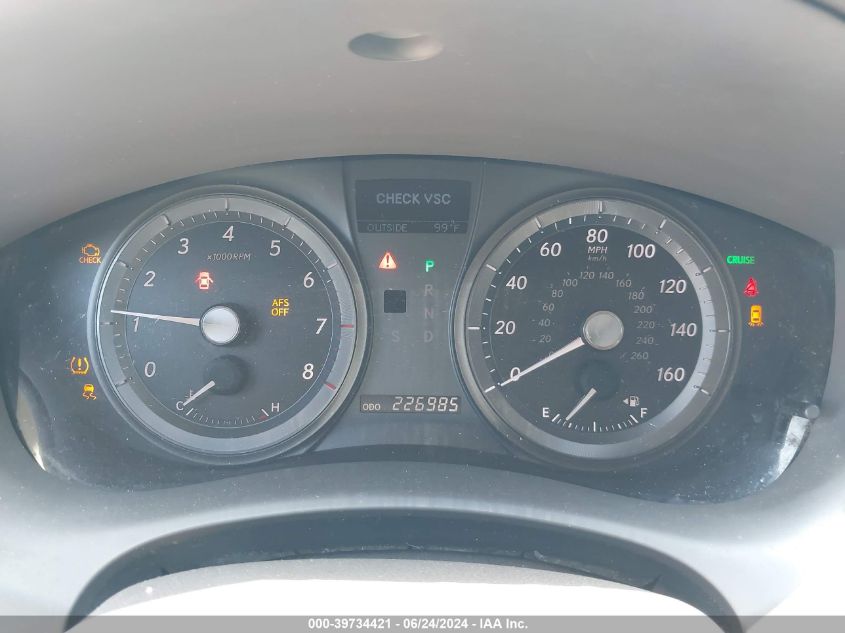 2008 Lexus Es 350 VIN: JTHBJ46G482169812 Lot: 39734421