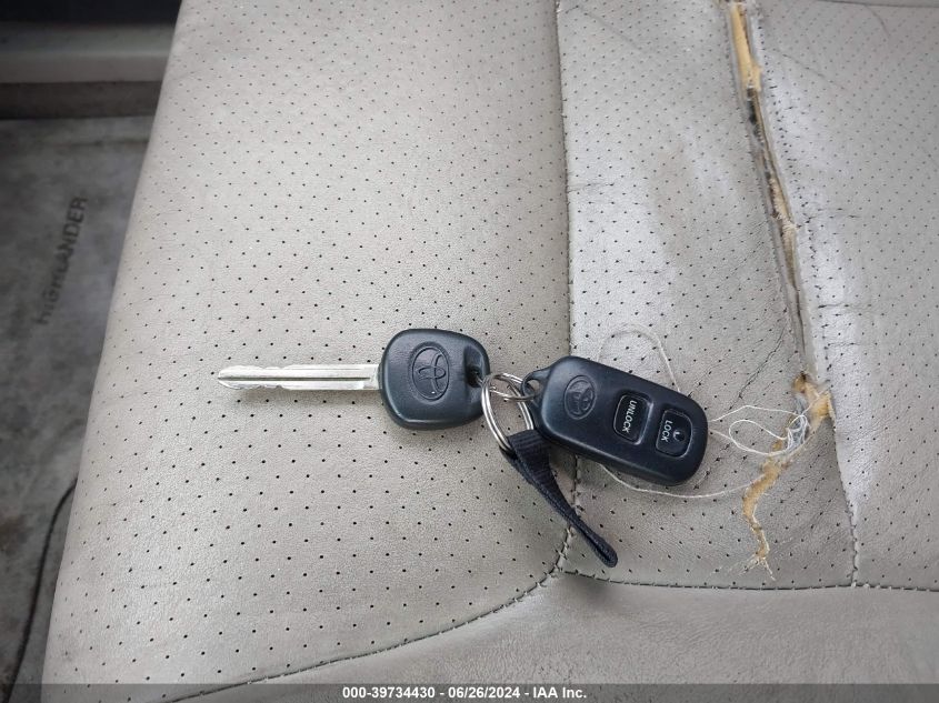 2003 Toyota Highlander Limited V6 VIN: JTEGF21A730114562 Lot: 39734430