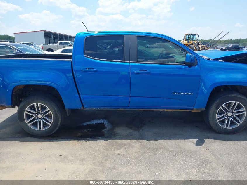 2021 Chevrolet Colorado 2Wd Short Box Wt VIN: 1GCGSBEN0M1188415 Lot: 39734458