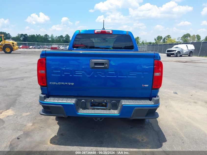 2021 Chevrolet Colorado 2Wd Short Box Wt VIN: 1GCGSBEN0M1188415 Lot: 39734458