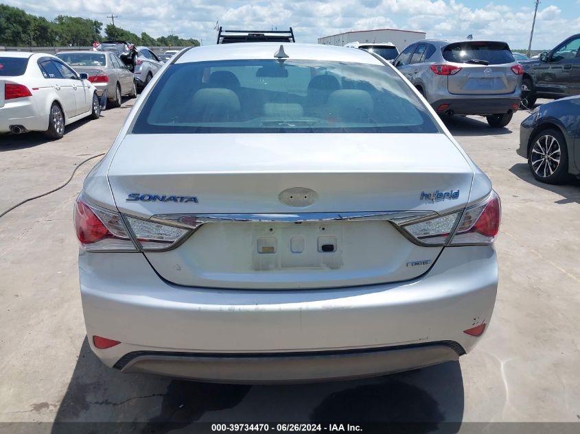 2013 Hyundai Sonata Hybrid Limited VIN: KMHEC4A44DA100491 Lot: 39734470