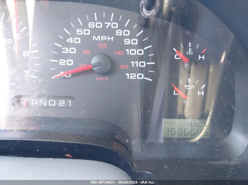 2005 Ford F-150 Lariat/Xlt VIN: 1FTPW12595KE38247 Lot: 39734531