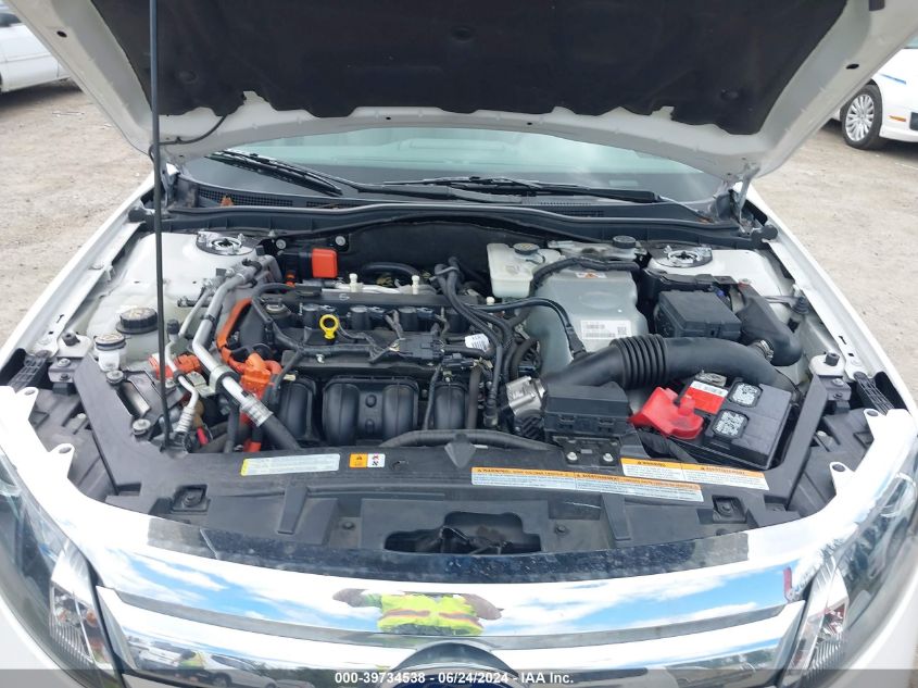 2011 Ford Fusion Hybrid VIN: 3FADP0L38BR344493 Lot: 39734538