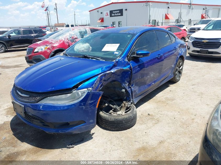 2015 Chrysler 200 S VIN: 1C3CCCBB8FN625914 Lot: 39734539