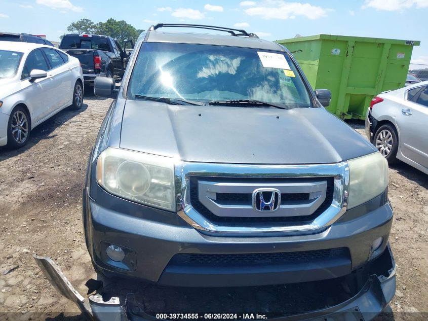 2010 Honda Pilot Ex-L VIN: 5FNYF3H50AB011439 Lot: 39734555