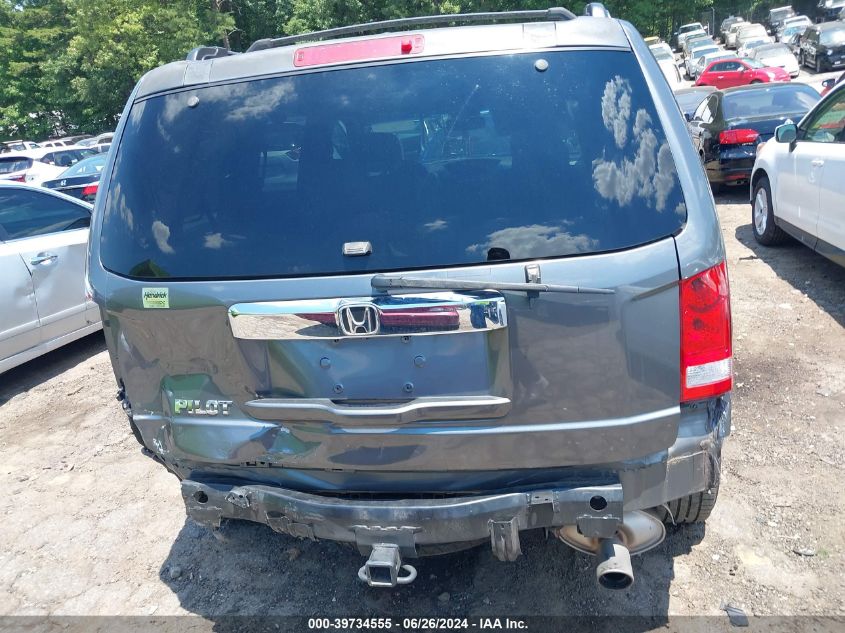 2010 Honda Pilot Ex-L VIN: 5FNYF3H50AB011439 Lot: 39734555