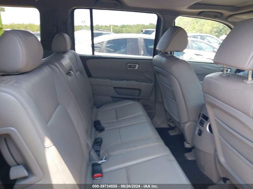 2010 Honda Pilot Ex-L VIN: 5FNYF3H50AB011439 Lot: 39734555