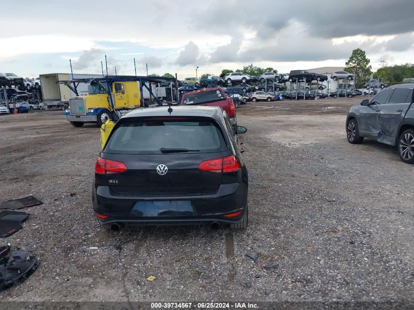 2017 Volkswagen Golf Gti Autobahn 4-Door/S 4-Door/Se 4-Door/Sport 4-Door VIN: 3VW4T7AU6HM076122 Lot: 39734567