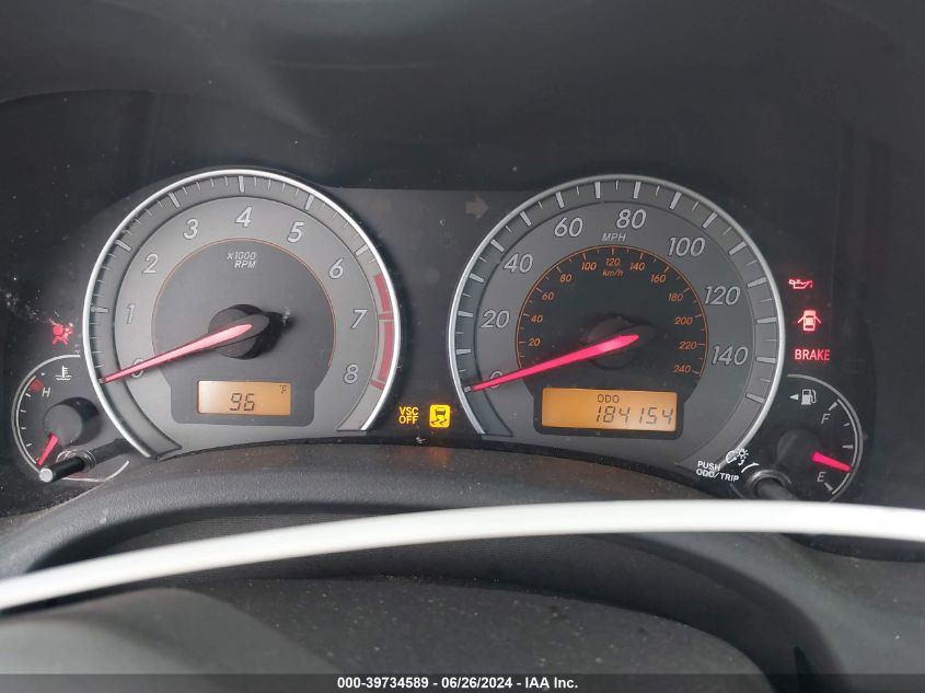 2010 Toyota Corolla S VIN: 1NXBU4EE7AZ353558 Lot: 39734589