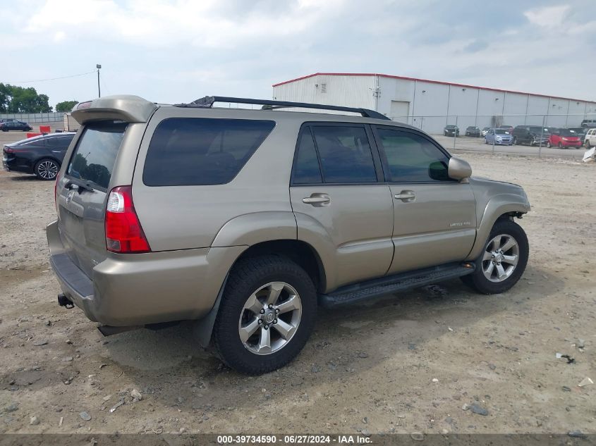 2007 Toyota 4Runner Limited V6 VIN: JTEBU17RX70108655 Lot: 39734590