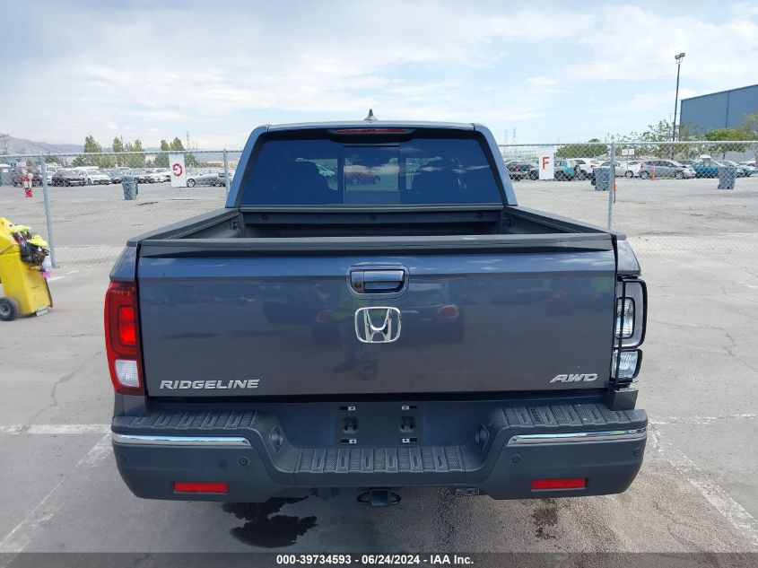 2019 Honda Ridgeline Rtl-E VIN: 5FPYK3F75KB003782 Lot: 39734593