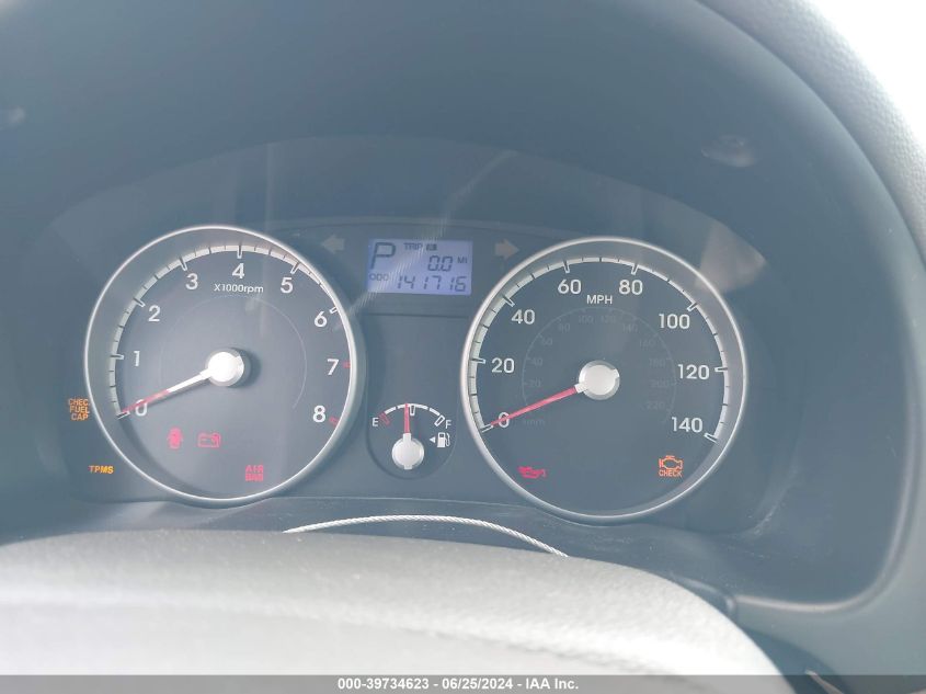 2010 Hyundai Accent Gls VIN: KMHCN4AC7AU469557 Lot: 39734623