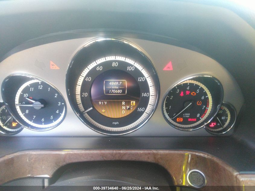 2011 Mercedes-Benz E 550 4Matic VIN: WDDHF9AB4BA506648 Lot: 39734640