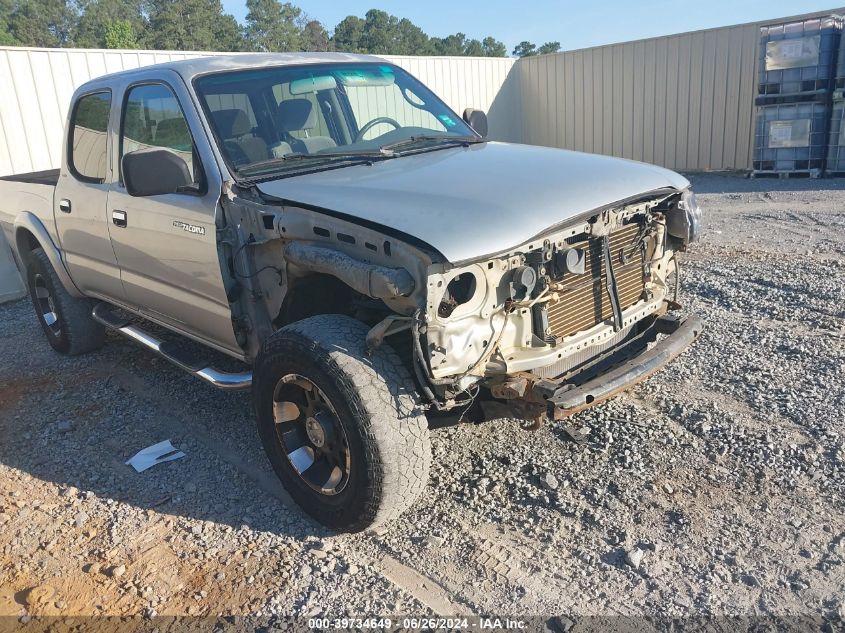 2002 Toyota Tacoma Prerunner V6 VIN: 5TEGN92N22Z022324 Lot: 39734649