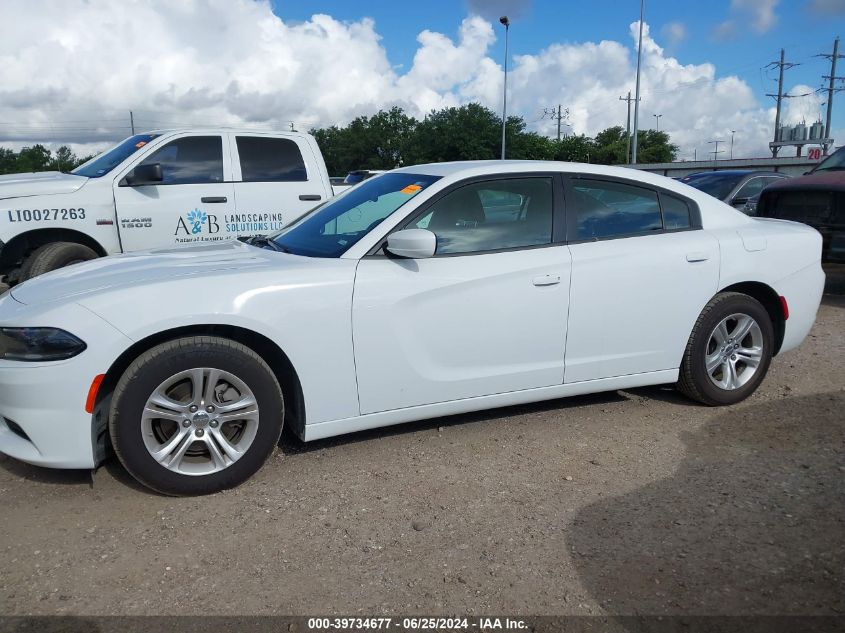 2022 Dodge Charger Sxt VIN: 2C3CDXBG4NH271025 Lot: 39734677