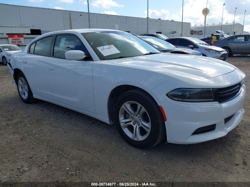 2022 Dodge Charger Sxt VIN: 2C3CDXBG4NH271025 Lot: 39734677