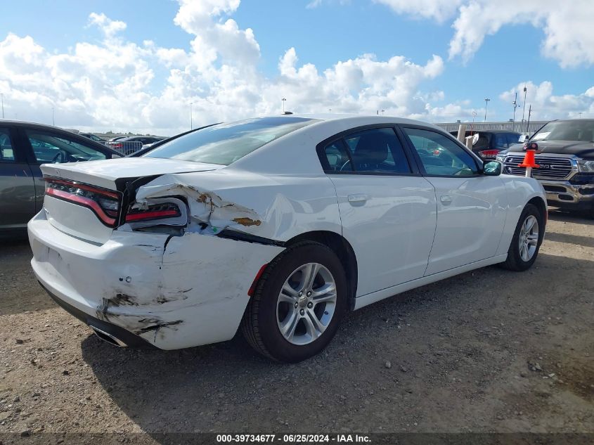 2022 Dodge Charger Sxt VIN: 2C3CDXBG4NH271025 Lot: 39734677