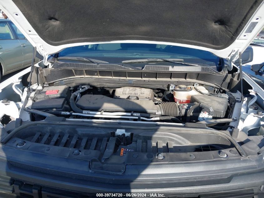 2022 Chevrolet Silverado C1500 Custom VIN: 3GCPABEK6NG503150 Lot: 39734720