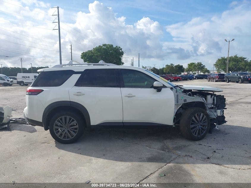 2022 Nissan Pathfinder Sl VIN: 5N1DR3CBXNC253737 Lot: 39734723
