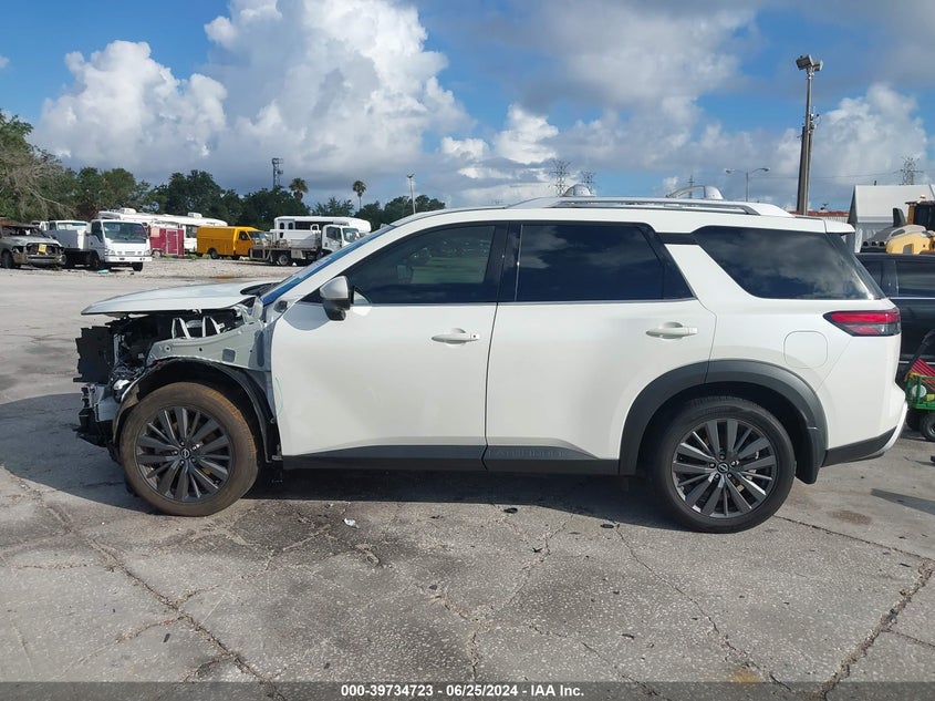 2022 Nissan Pathfinder Sl VIN: 5N1DR3CBXNC253737 Lot: 39734723