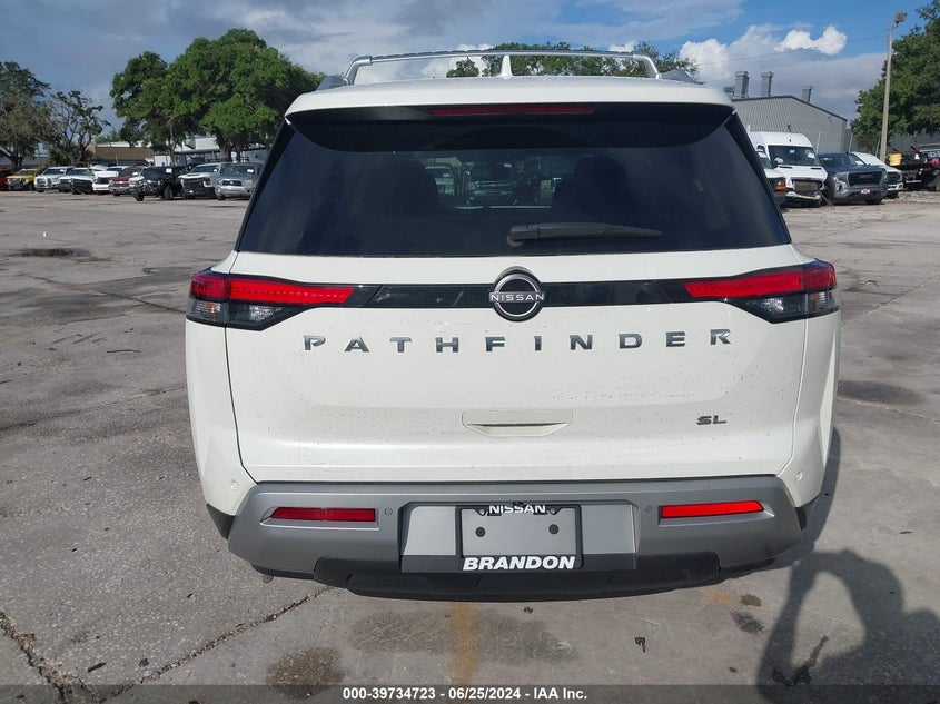 2022 Nissan Pathfinder Sl VIN: 5N1DR3CBXNC253737 Lot: 39734723