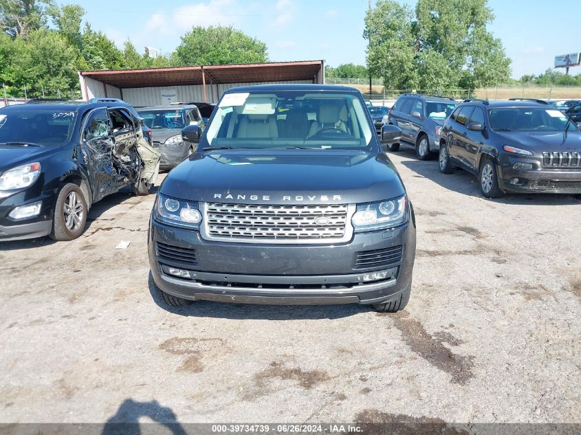 2015 Land Rover Range Rover Hse VIN: SALGS2VF8FA203635 Lot: 39734739