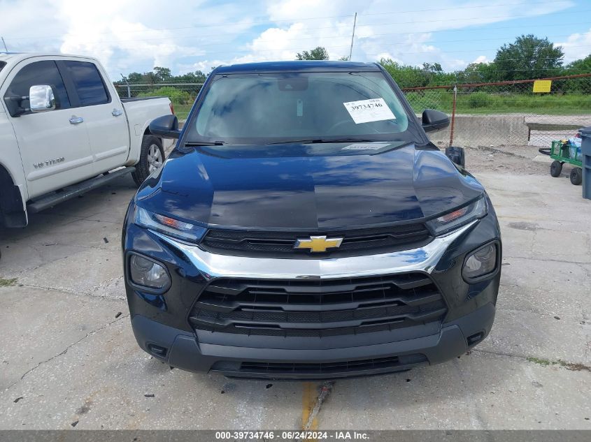 2022 Chevrolet Trailblazer Fwd Ls VIN: KL79MMS24NB094278 Lot: 39734746