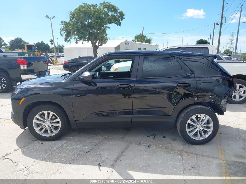 2022 Chevrolet Trailblazer Fwd Ls VIN: KL79MMS24NB094278 Lot: 39734746