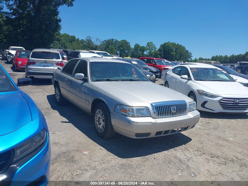 2008 Mercury Grand Marquis Gs VIN: 2MEFM74V68X600532 Lot: 39734749