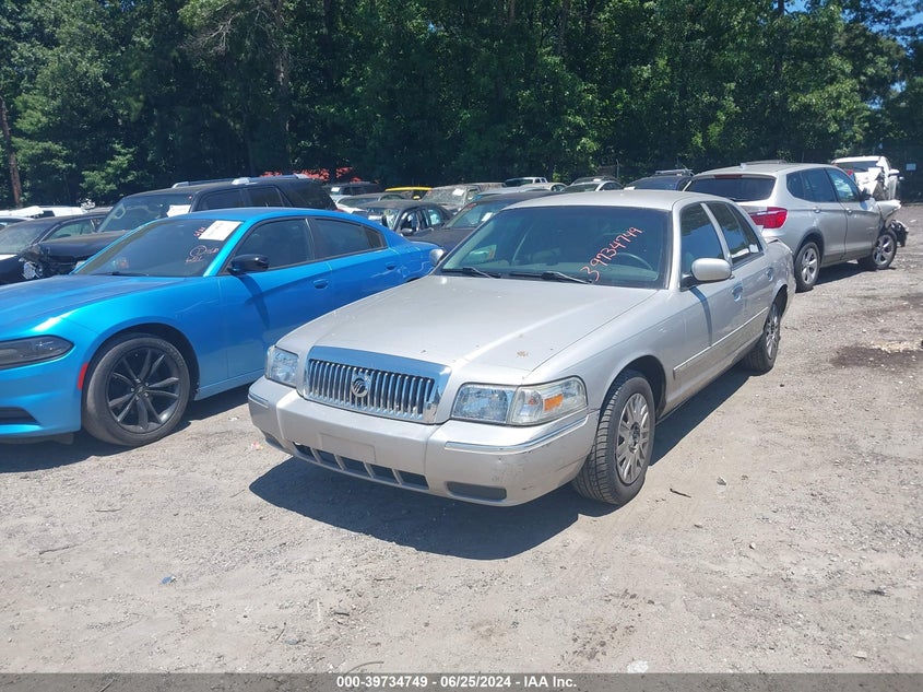 2008 Mercury Grand Marquis Gs VIN: 2MEFM74V68X600532 Lot: 39734749